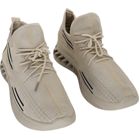 Akademiks Men's Beige Knit Jogger Sneakers - Size 12M - Picture 1 of 6
